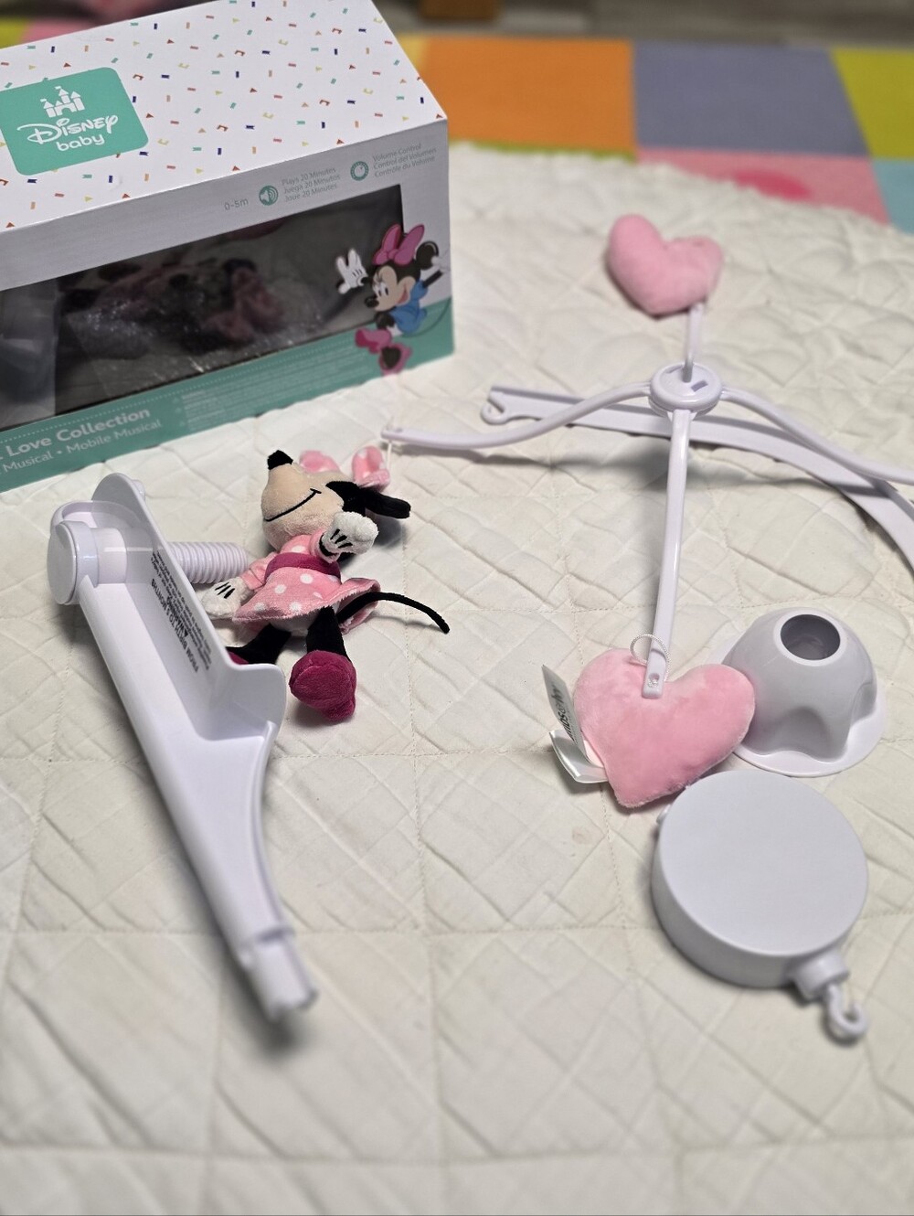 Lambs And Ivy Minnie Mouse Musical Mobile